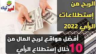 أفضل 10 مواقع للربح المال من الأنترنت من استطلاعات الرأي